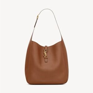 Yves Saint Laurent Tan Leather Shoulder Bag